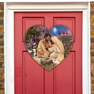 G.Debrekht Jesus is Lord Holiday Door Decor by D. Gelsinger