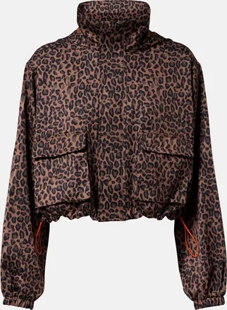 The Upside Ludlow Ace leopard-print track jacket