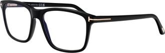 Tom Ford Geometrisch Optisch Montuur - unisex - Brillen - Zwart - 56 MM - Accessoires