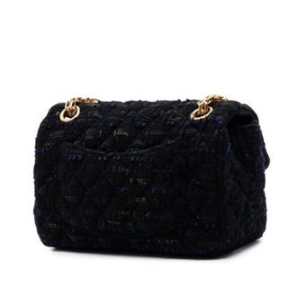 Chanel Pre-owned Reissue Flap Schoudertas - Dames - Pre-owned - Zwart - Maat: ONE Size Tweed