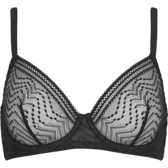 Huit Eclatante Underwire Bra in Black at Nordstrom, Size 34C