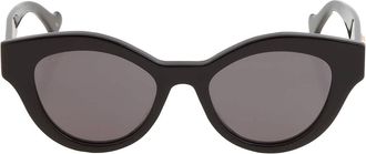 Gucci Grey Cat Eye Ladies Sunglasses GG0957S 002 51