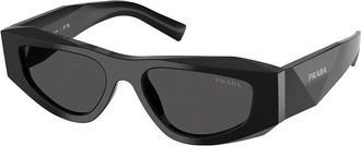 Prada PR B19SF Asian Fit 16K08Z Mens Sunglasses Black Size 53