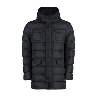 Herno Pi0191U 12004Z Donsjack met capuchon - Heren - Jassen - Zwart - Maat: M Polyamide