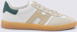 Hogan Sneakers White-Beige-Green-Uomo