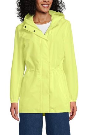 Lands End Squall Packable Waterproof Raincoat in Soft Limoncello Yellow at Nordstrom, Size X-Large P