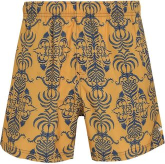 Osklen graphic-print swim shorts - men - Polyester/Elastane - GG - Yellow