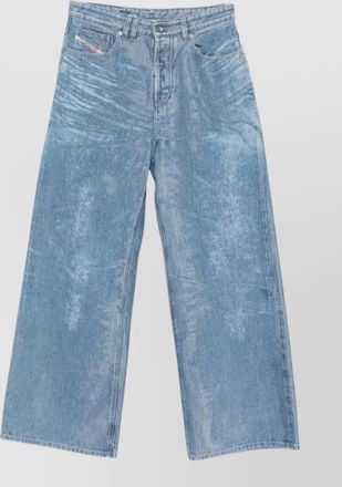Diesel denim wide-leg trousers