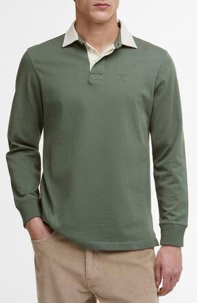Barbour Howtown Rugby Shirt in Thyme at Nordstrom, Size Xx-Large