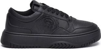 Antony Morato Black Polyurethane Rubber Mens Lace-up Sneakers