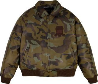 Avirex Giacca con applicazione logo - Verde