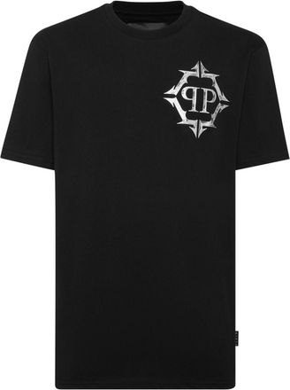 Philipp Plein SS Chrome T-shirt - men - Cotton - XXXL - Black