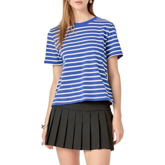 English Factory Stripe T-Shirt in Navy at Nordstrom, Size Large