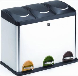 Iris Cubo Reciclaje 3 Compart.45l.2399-i