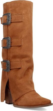 Dingo Buckle Bunny Knee High Western Boot in Camel at Nordstrom, Size 7.5