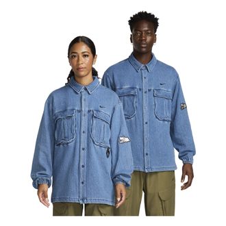 Nike x NOCTA Opal Button Down Denim Shirt Asia Sizing Blue Denim FZ3261-486