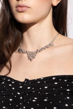 Isabel Marant Brass Necklace, Womens, Silver