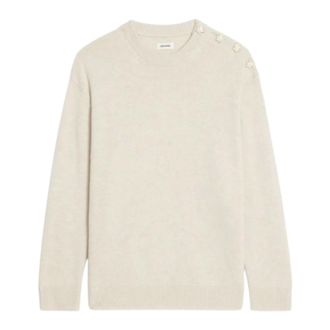 Zadig&Voltaire Dames, Truien, Beige, Maat: XS Wol