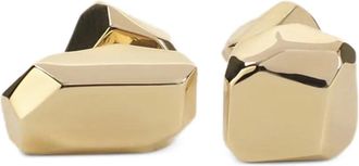 Lanvin cubic-shape studs - Oro