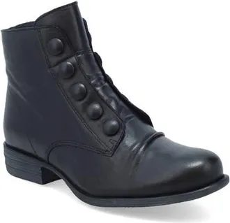 Miz Mooz Louise Block Heel Bootie in Black at Nordstrom, Size 10.5