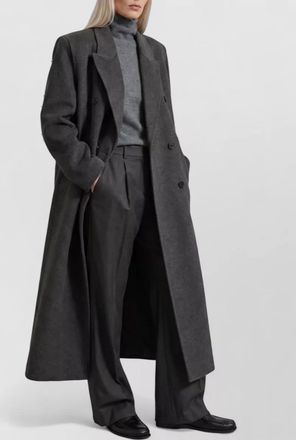 Frankie Shop wool oversized double-breasted coat