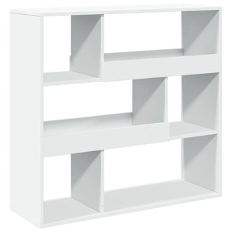 vidaXL Separador De Ambientes Madera Ingenier&iacute;a Blanco 100x33x94,5 Cm Vidaxl