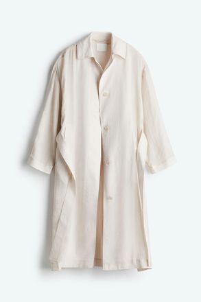 H&M Trenchcoat aus Ramie - Brown