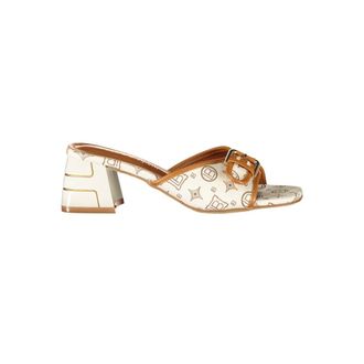 Laura Biagiotti Sandal - female - Laura Biagiotti - Heeled Mules - Beige - 6 UK - Shoes