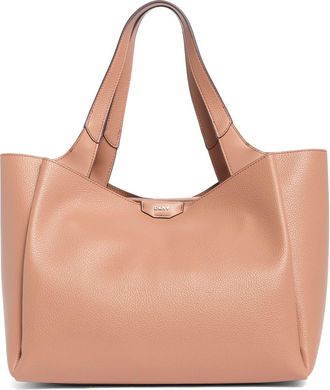 DKNY Willa Pebbled Tote Bag in Hot Cocoa at Nordstrom Rack