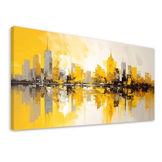 Feeby Impresi&oacute;n De Imagen, Edificios De La Ciudad Arquitectura Amarilla, 120x60