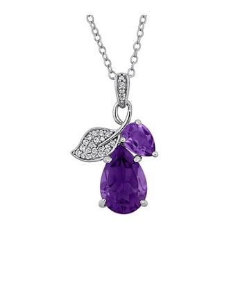 Rina Limor Silver 3.80 ct. tw. Gemstone Pendant