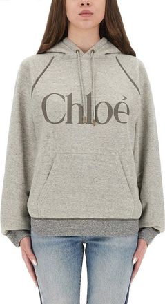 Chlo&eacute; Oversized Logo Hoodie
