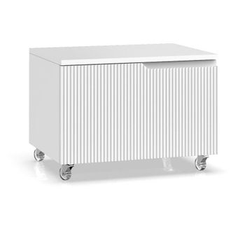 TFT Home Furniture Cassettiera ZIP bianco opaco