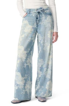 Robert Rodriguez Slouchy Wide Leg Jeans in Rose Bouquet Dischar at Nordstrom Rack, Size 30