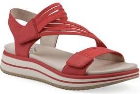 White Mountain Hapford Sandal in Red Nubuck at Nordstrom Rack, Size 11