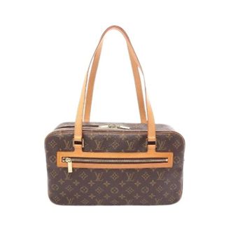 Louis Vuitton Pre-owned Shoulder Bags, female, Brown, Size: ONE SIZE Pre-owned Cite GM Monogram Shoulder Bag