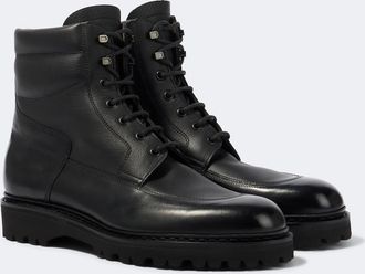 John Lobb Peak leather lace-up boots