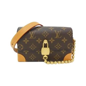 Louis Vuitton Pre-owned Monogram Archive Steamer Wearable Wallet Shoulder Bag - Dames - Pre-owned - Bruin - Maat: ONE Size Taf