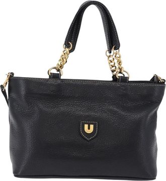 Bally Vintage Leather Leather Tote Bag Bag (Pre-Owned)