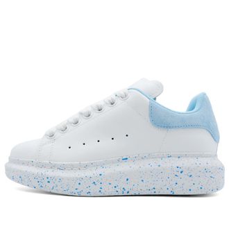 Alexander McQueen (WMNS) Alexander McQueen Larry Oversized Low-Top Sneakers White Sky Blue 708068WICG78973