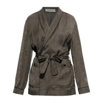 Golden Goose C&aacute;rdigan con Estampado Floral - Knitwear - Mujer - Gris - 2XS