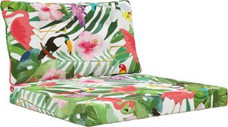 vidaXL Coj&iacute;n Para Sof&aacute; De Exterior Poli&eacute;ster De Colores 80 X 68,5 Cm Vidaxl