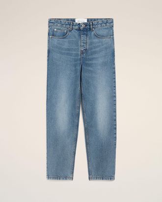 Ami Ami Paris - Blue tapered-fit cotton jeans Blue - Size: 27 - for Men