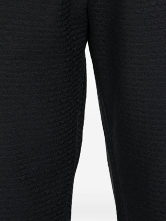 Emporio Armani Cotton-Blend Sweatpants Joggers - Black