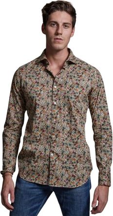 Tintoria Mattei Camicia - Heren - Casual Overhemden - Veelkleurig - 2XL - Overhemden