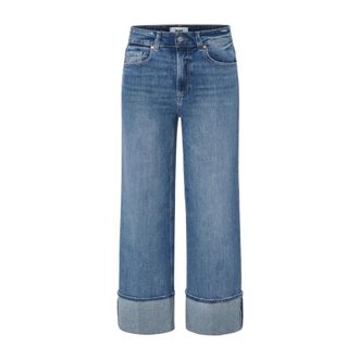 Paige Straight Fit Jeans, female, Blue, W26, Blue Washed Denim Jeans