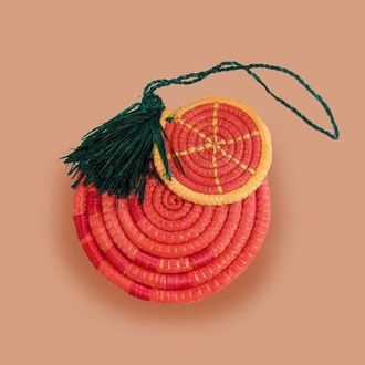 Indego Africa Fruit Slices Bag Charms in Orange at Nordstrom