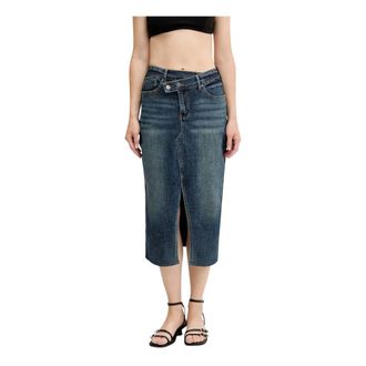 Desigual Mujer, Faldas, Azul, Talla: S
