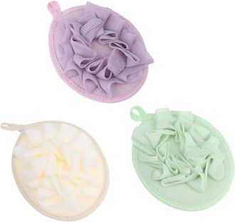 OEM Set De 3 Piezas Con Red De Burbujas Y Esponja De Ba&ntilde;o De Lufa. Accesorio De Ba&ntilde;o Exfoliante Y Limpiador Para Una Piel Suave Y C&oacute;moda