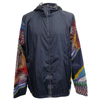 Missoni Missoni bedrukte hoodie in marineblauw polyamide